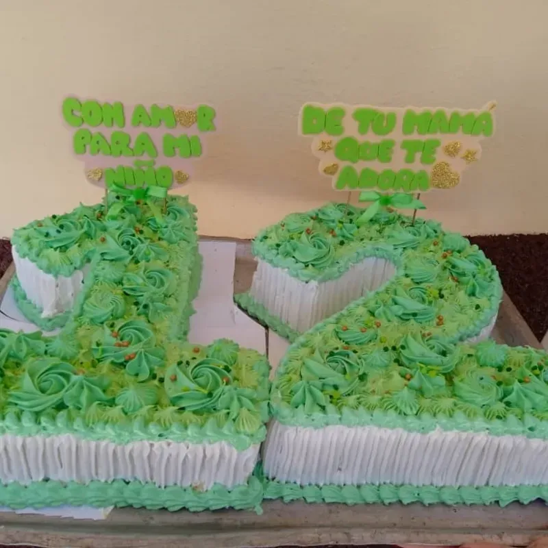 Pareja de Cake de Números 