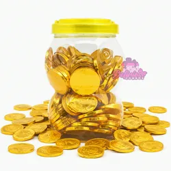 Pomo de Monedas de Chocolate