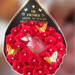 Ramo de Rosas Eternas con Perfume incluido 