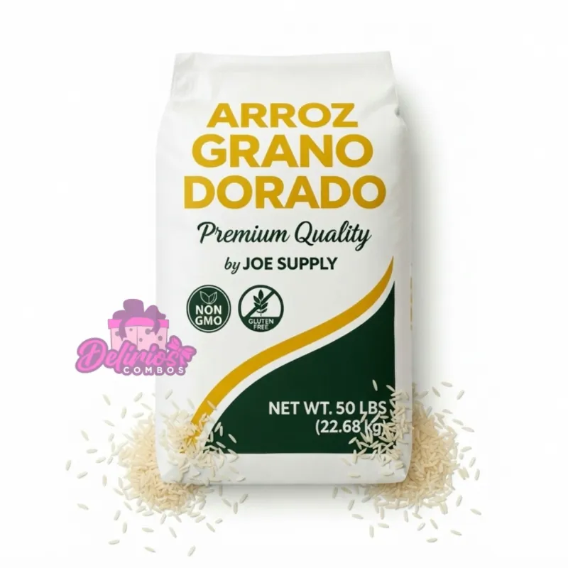 Saco de Arroz Americano 50 lbs (Grano Dorado)