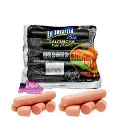 Salchicha de pollo y cerdo 🌭🌭🌭