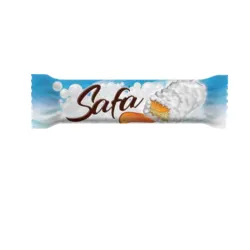 Sorbeto Safa cubierto con chocolate y con bolitas crujiente 
