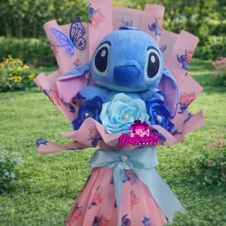Stich al trono con rosas eternas