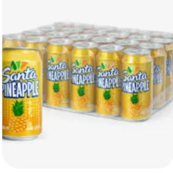 Refresco gaseado de piña