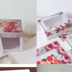 cajitas para pastel mini personalizado
