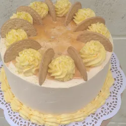 Cake   Nata de vainilla.