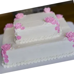 Pastel de dos pisos (bandeja)