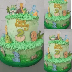 Pastel de dos pisos