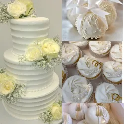 Pastel y Buffet para boda 🤍✨
