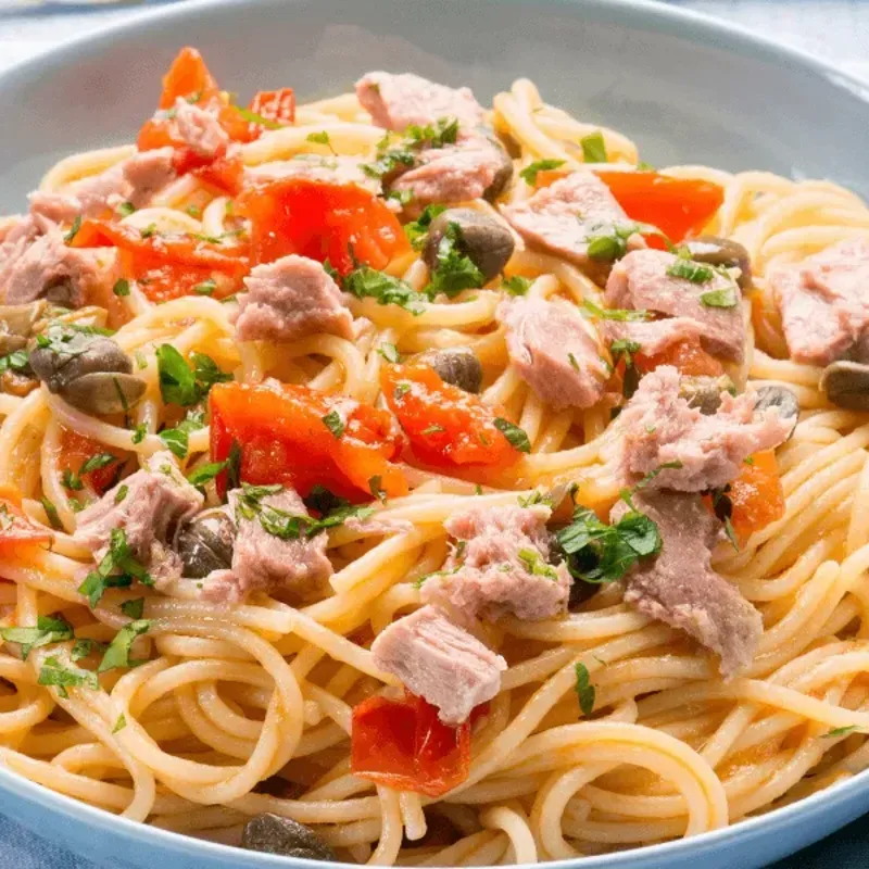 🍝 Espaguetis con atún 