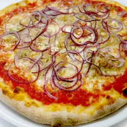 Pizza de Queso Gouda con Cebolla 🧅