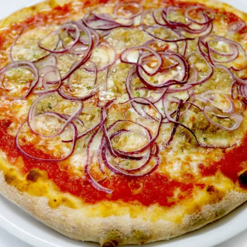 Pizza de Queso Gouda con Cebolla 🧅