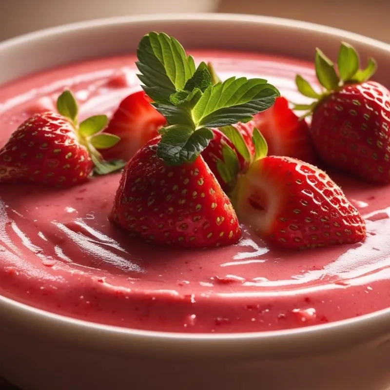 Natilla de Fresa, bolsa sellada de 200gr