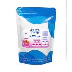 Natilla de Fresa, bolsa sellada de 200gr x 1 caja (80 unidades)