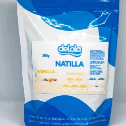 Natilla de Vainilla, bolsa sellada de 200gr 