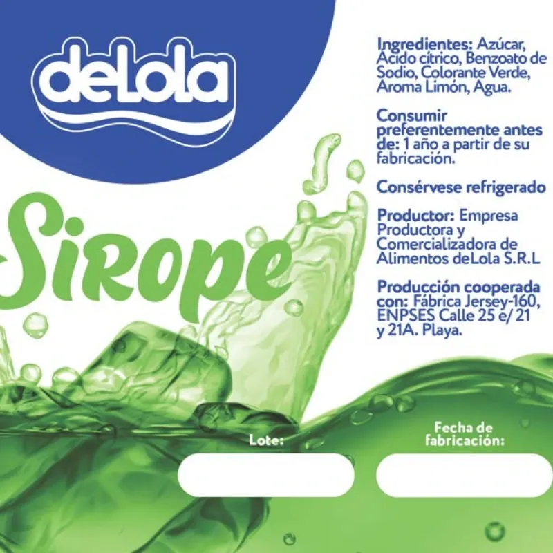 Sirope deLola sabor Limón (330ml)