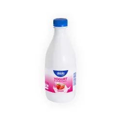 Yogurt Probiótico de coágulo batido deLola 1Lt sabor Fresa