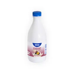 Yogurt Probiótico de coágulo batido deLola 1Lt sabor Maracuyá
