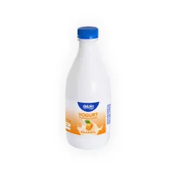 Yogurt Probiótico de coágulo batido deLola 1Lt sabor Naranja x 50 Unidades