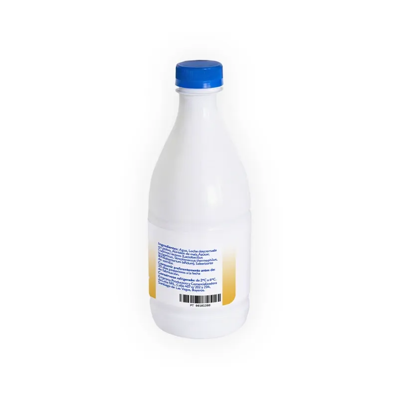 Yogurt Probiótico de coágulo batido deLola 1Lt sabor Vainilla