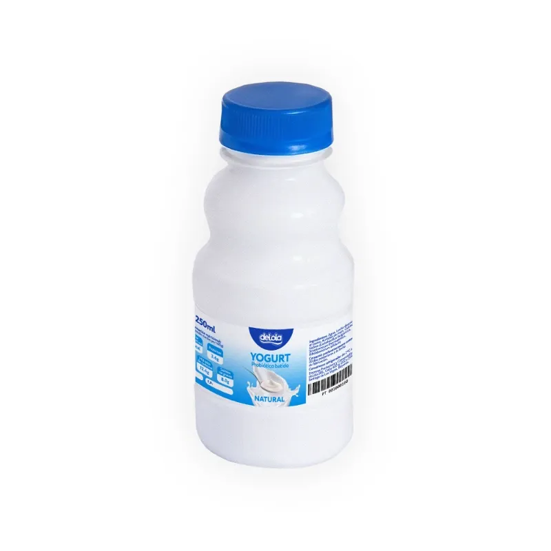 Yogurt Probiótico de coágulo batido deLola 250ml sabor Natural x 80 unidades