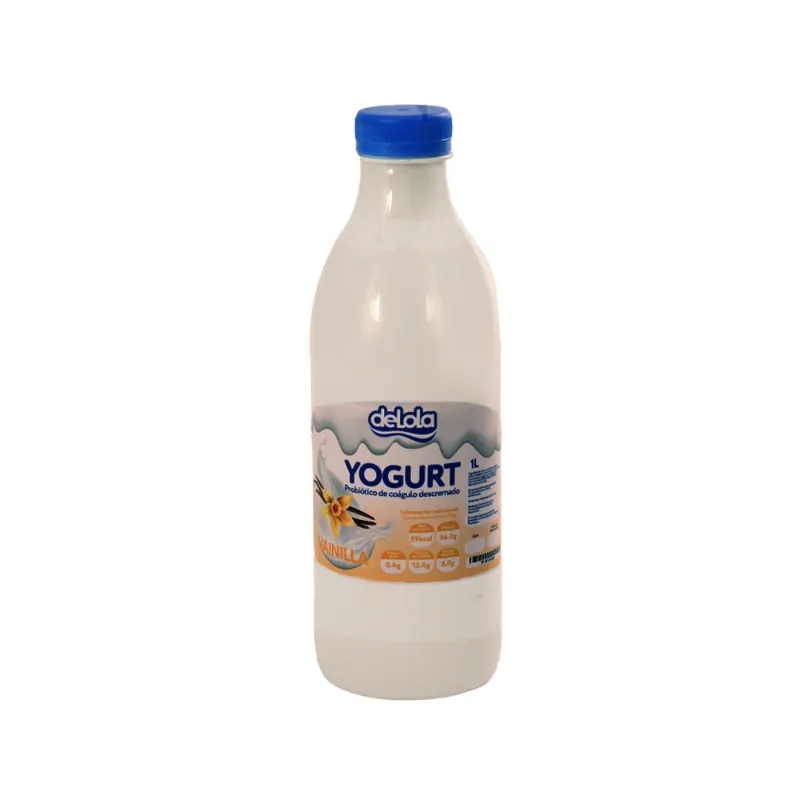  Yogurt Probiótico deLola Sabor Vainilla (1lt)
