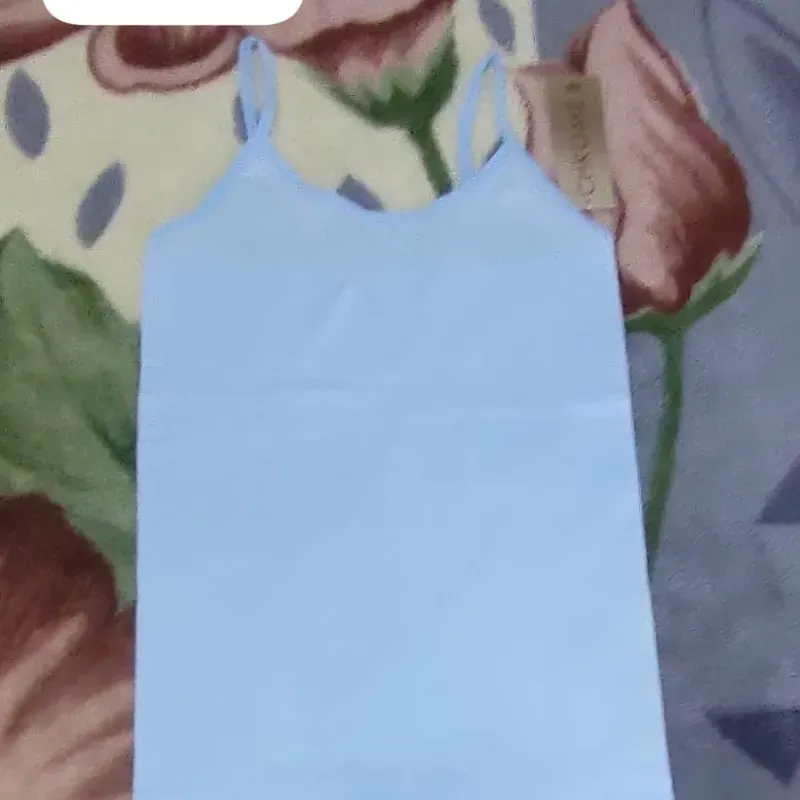 Blusa azul de tirantes