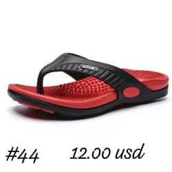 Chancletas comodas rojas