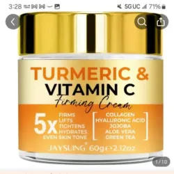 Crema de curcuma y vitamina C