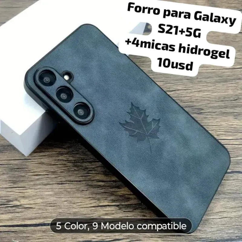 Forro de Galaxy S21+5G con 4 micas