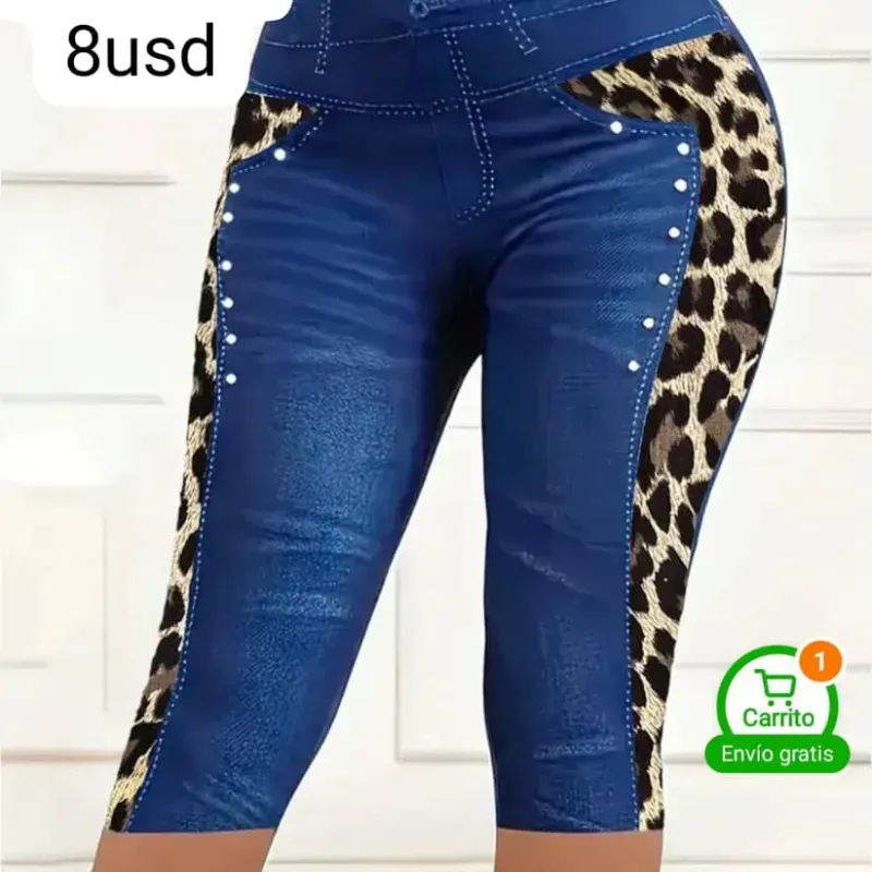 Licra corta azul