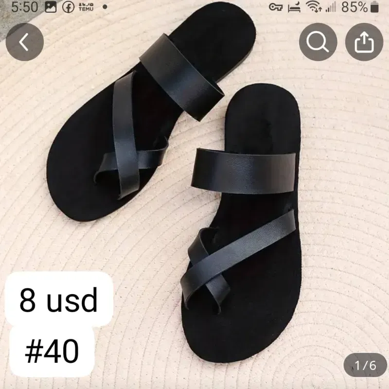 Sandalias negras 