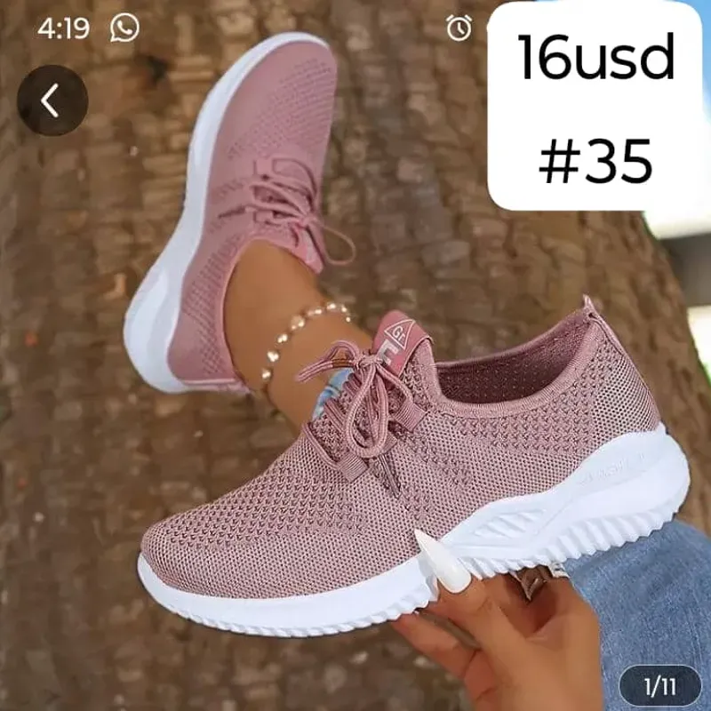 Tenis rosa viejo