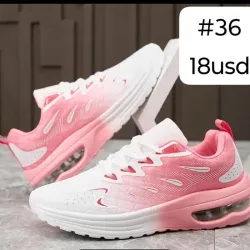 Tenis rosado degradado