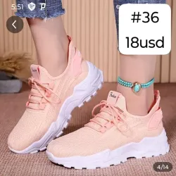 Tenis salmón claro