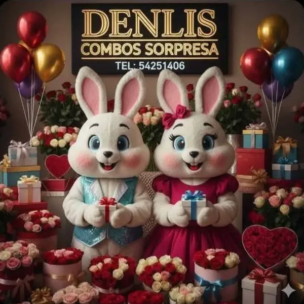 Denlis Combos – Haz de cada celebración un momento inolvidable 🎉

🎁 Ofrecemos deliciosos combos de alimentos y originales combos sorpresa, ideales para celebrar cumpleaños y fechas especiales.

🐰 Contamos con la opción de conejita para entregar el regalo, haciendo que la experiencia sea aún más divertida y única.

🚚 Realizamos domicilio sin costo adicional en Santa Clara.

📍 Para envíos a otros municipios de Villa Clara, se establece una tarifa según la zona.

💰 Aceptamos múltiples formas de pago: Zelle, Moneda Nacional, tarjeta Clásica, Euro y efectivo.

📲 Contáctanos por Facebook: https://www.facebook.com/liso.santoyocosta o https://www.facebook.com/denis.garcia.199957

📞 Llama o escribe al teléfono: 54251406

¡En Denlis Combos nos encargamos de que tu regalo sea todo una sorpresa!
