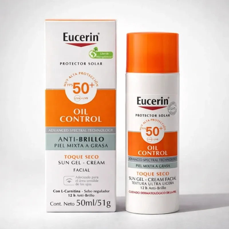 Eucerin Oil Control SPF 50 + Toque Seco 50 mL