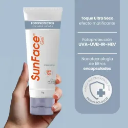 SunFace Gel 70g SPF 50 +