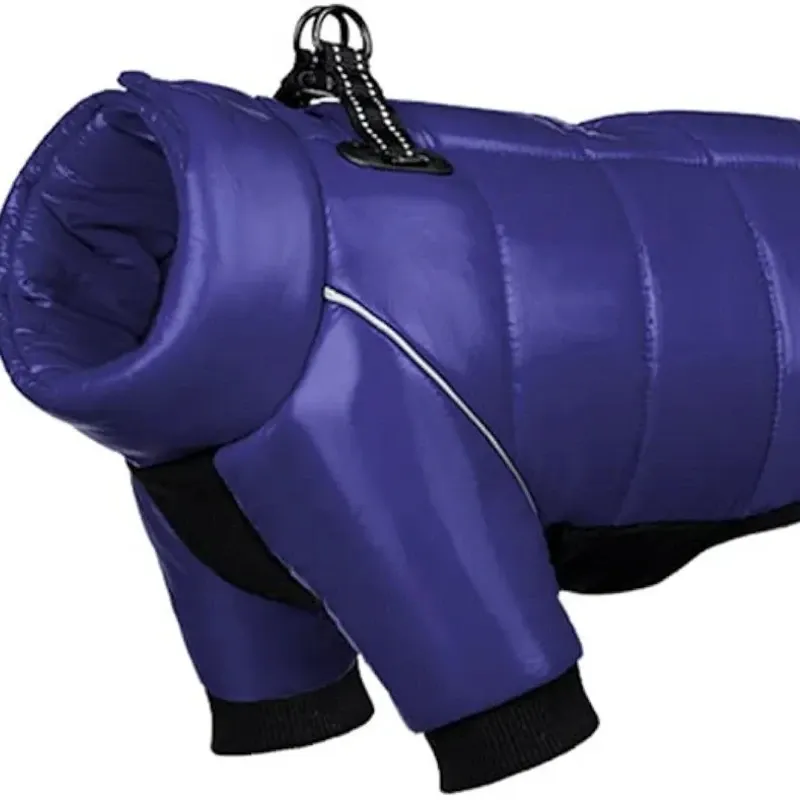 ABRIGO IMPERMEABLE TALLA S (Morado)