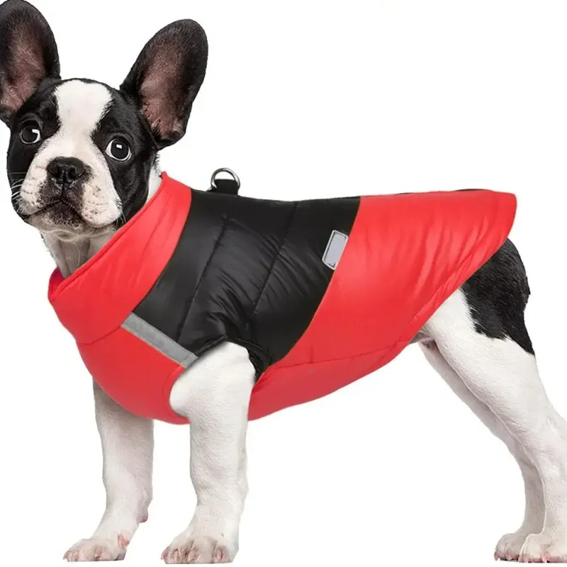 ABRIGO IMPERMEABLE TALLA M (Rojo y Negro)
