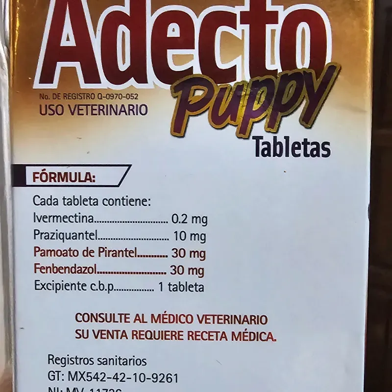 ADECTO PUPPY TABLETAS