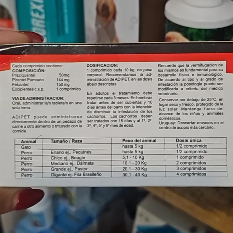 ADIPET (Febantel, Prazicuantel, Pirantel)