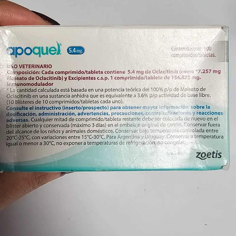 APOQUEL 5.4 MG (blister de 10 tab)