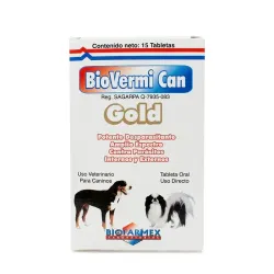 BIOVERMI CAN GOLD TABLETAS (Fenbendazol, ivermectina, pirantel, prazicuantel)