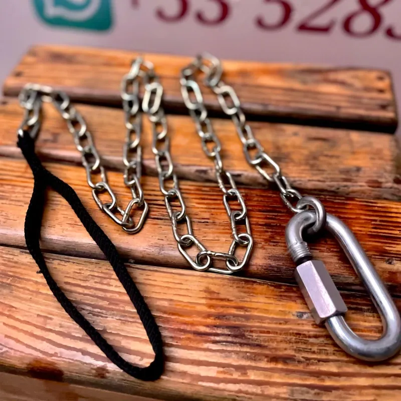CADENA DE ACERO INOXIDABLE PARA PERROS MEDIANOS Y GRANDES