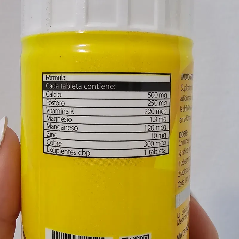 CANOPLEX CALCIO 30 TABLETAS