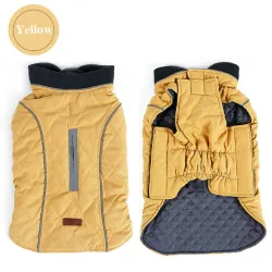 CHAQUETA ACOLCHADA TALLA L (Amarillo Mostaza)