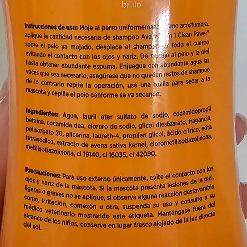 CLEAN PAWER SHAMPOO Y ACONDICIONADOR 3 EN 1 700 ML