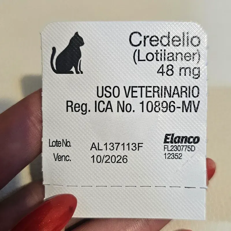 CREDELIO PARA GATOS 48 MG (2-8 KG) LOTILANER