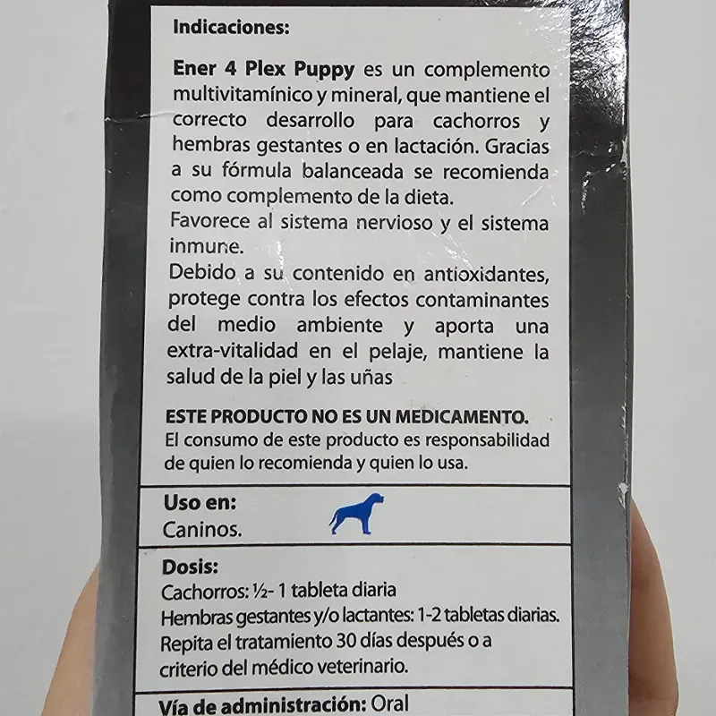 ENER 4 PLEX PUPPY 60 TABLETAS 